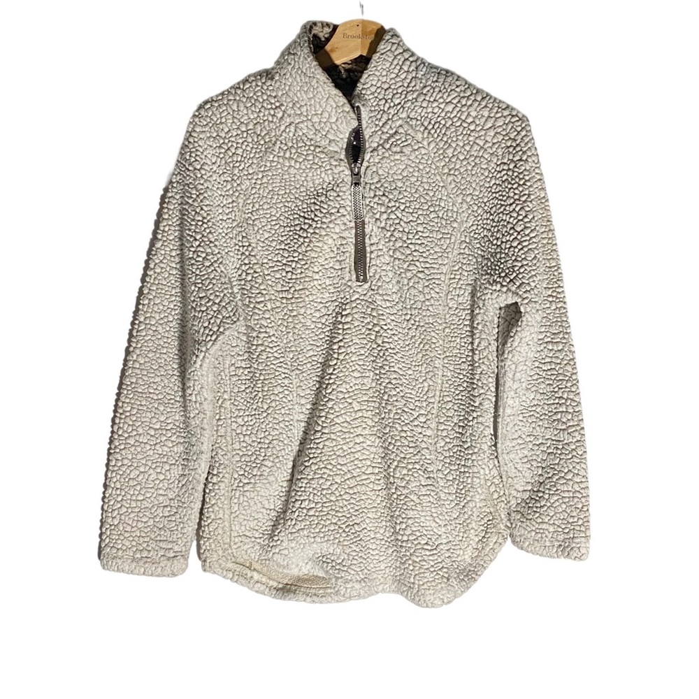 'Cozy Sherpa' Women's Large Pullover Sherpa Sweater
